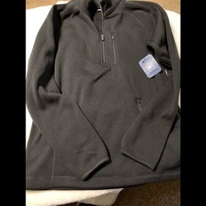 Men's Fleece lined Zip Up Pullover Small New by George new!